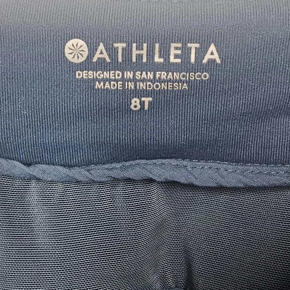 Athleta Trekkie Jogger 2.0 Pants #596344 Dark Teal Blue Size 8T